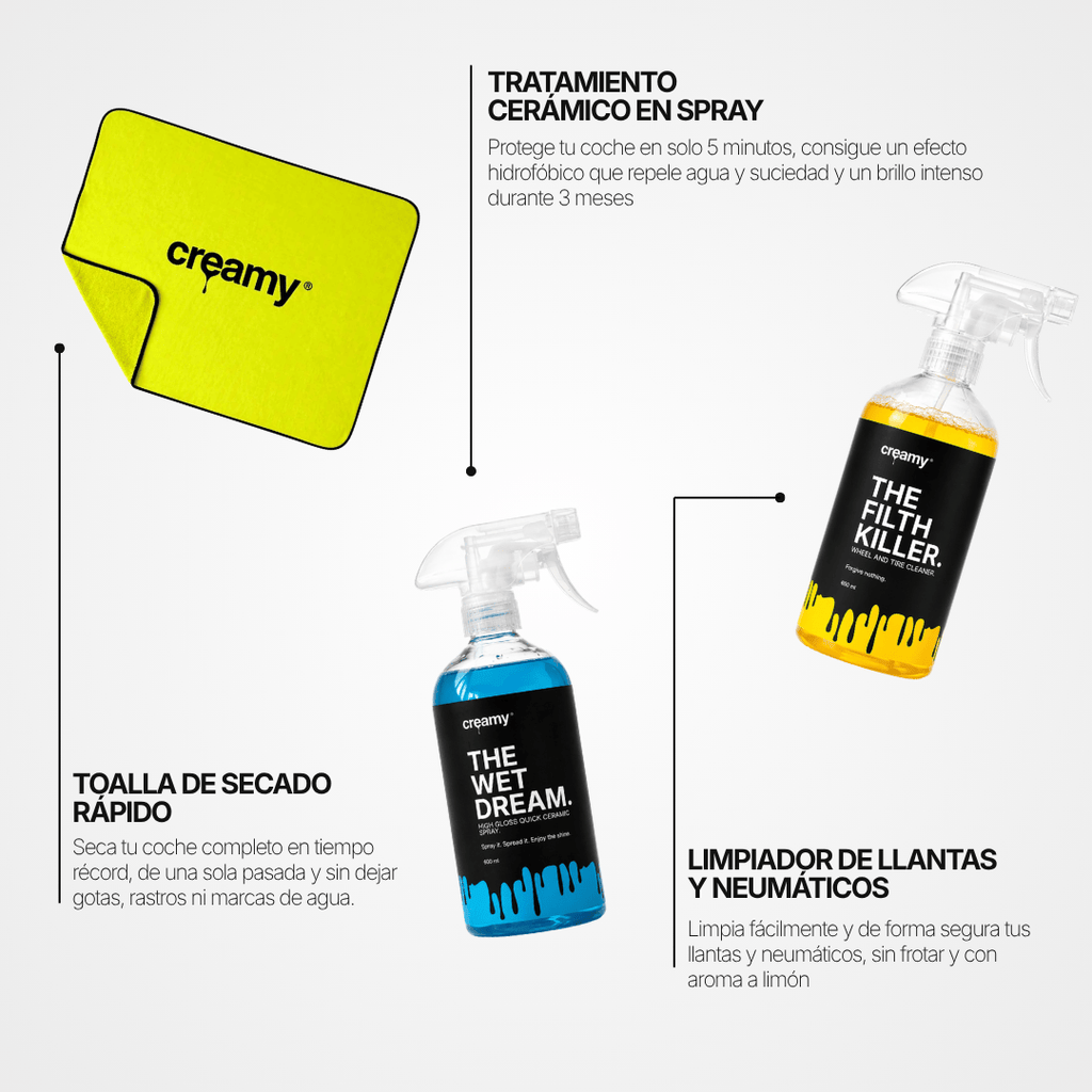 THE CREAMY ORIGINALS | Kit Detailing Completo - Ahorra 23€ Creamy