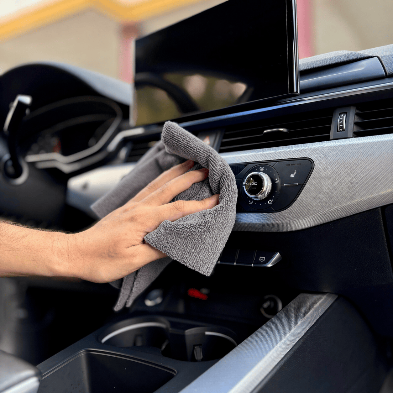 THE DETAIL SLAVE | Toalla de Microfibra para Coche Edgeless Multiusos - 350GSM Creamy