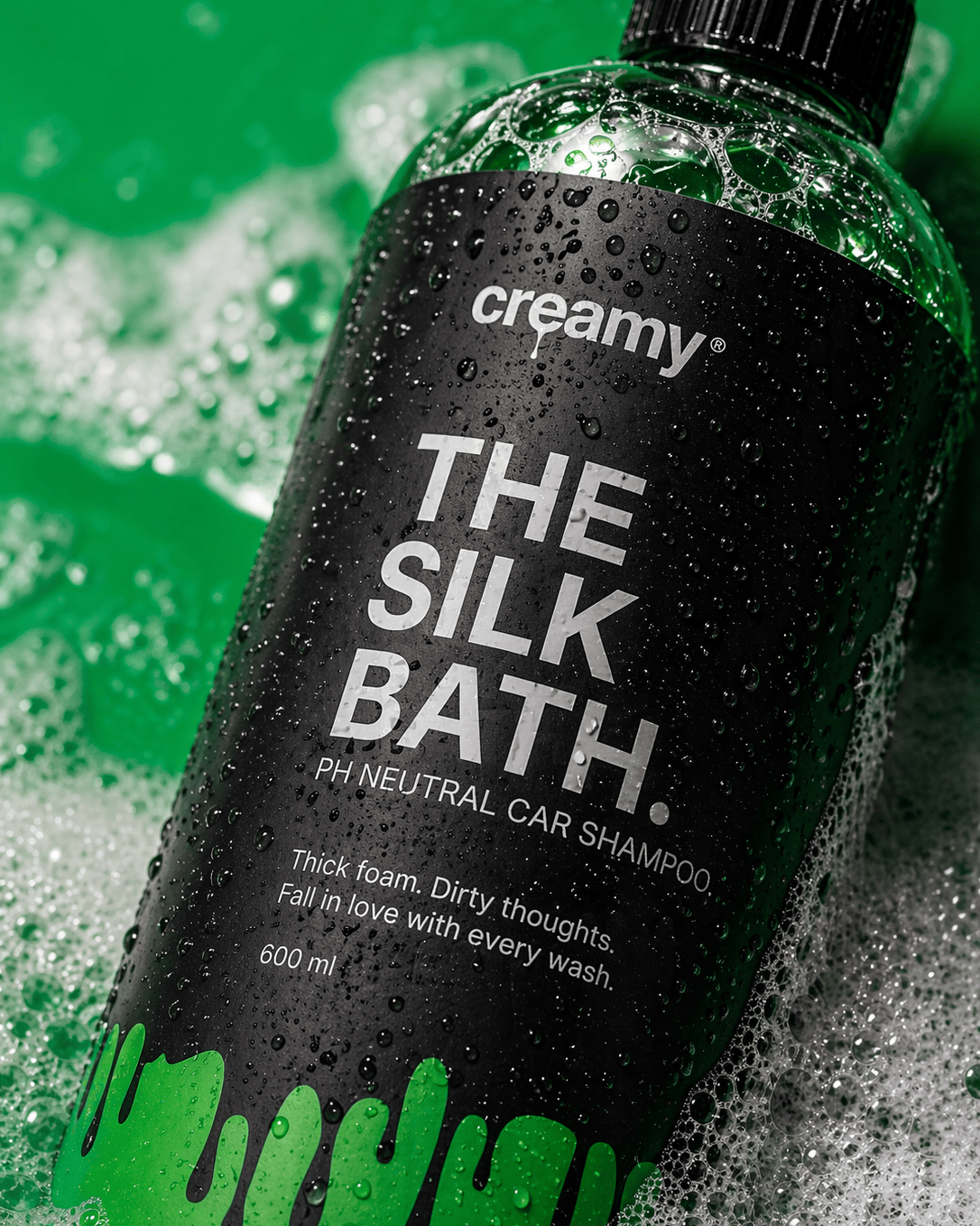 THE SILK BATH | CHAMPÚ PARA COCHES PH NEUTRO. 600 ml Creamy