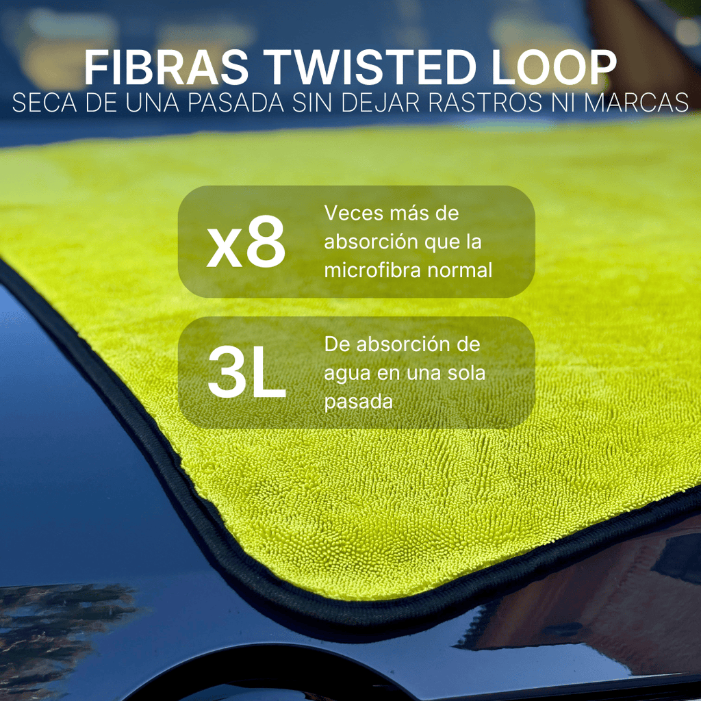 THE WATER HUNTER | Toalla de Secado para Coche - 90x70cm Creamy