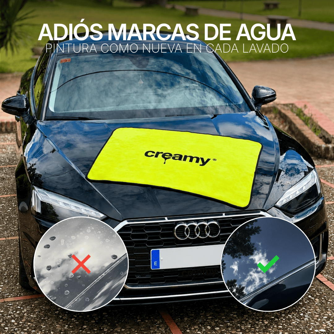 THE WATER HUNTER | Toalla de Secado para Coche - 90x70cm Creamy