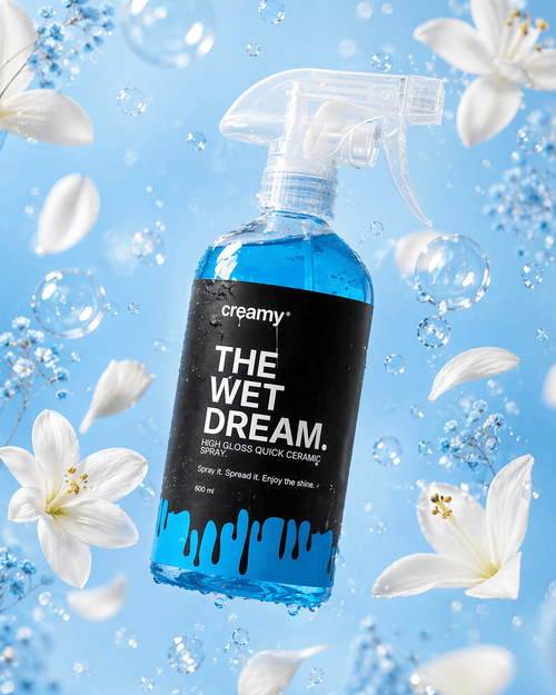 THE WET DREAM | SPRAY CERÁMICO HIDROFÓBICO DE ALTO BRILLO. 600 ml Creamy